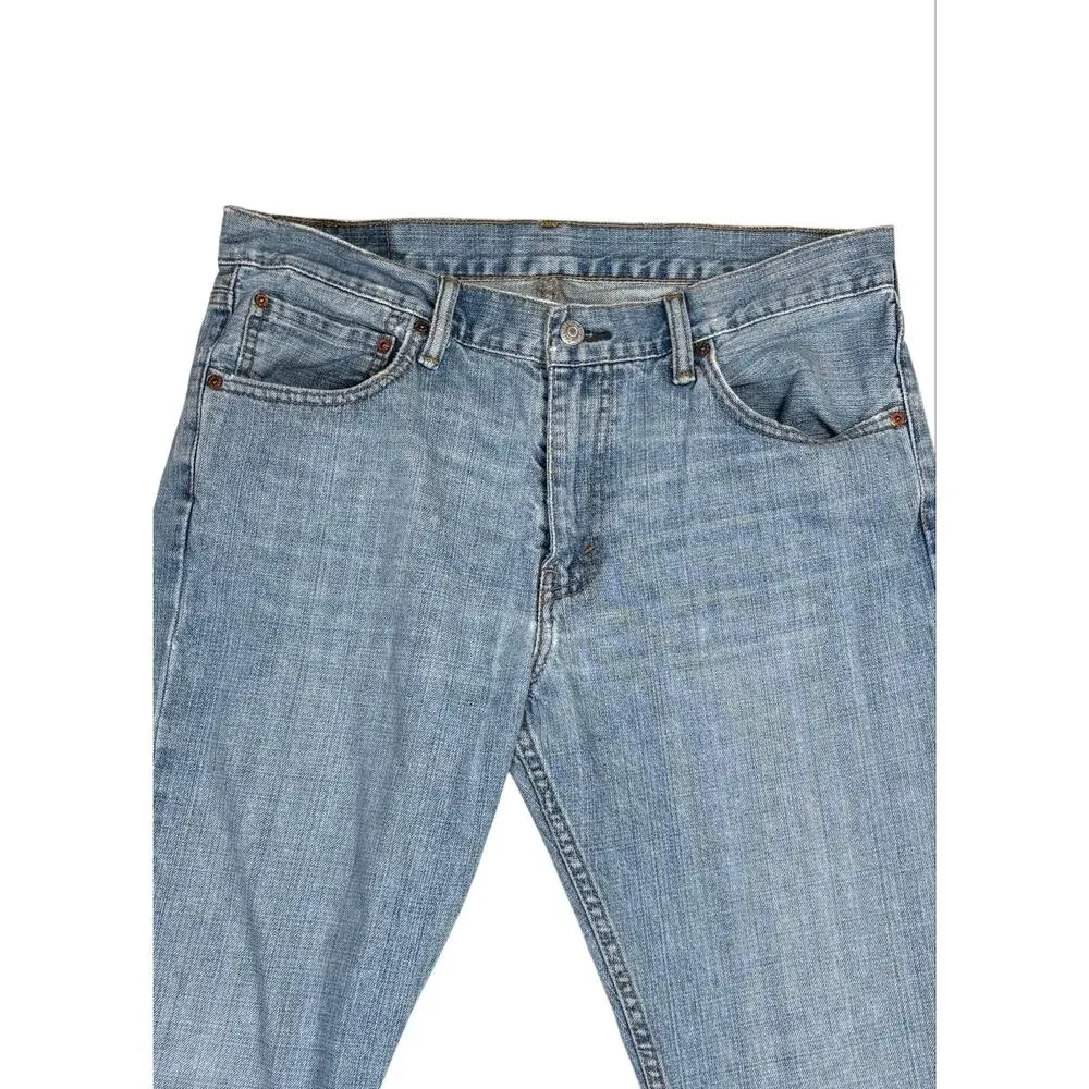 Vintage 2001 Levi’s 527 Jeans Low Rise Bootcut Light Wash Men's 34x30 1/2 Y2K